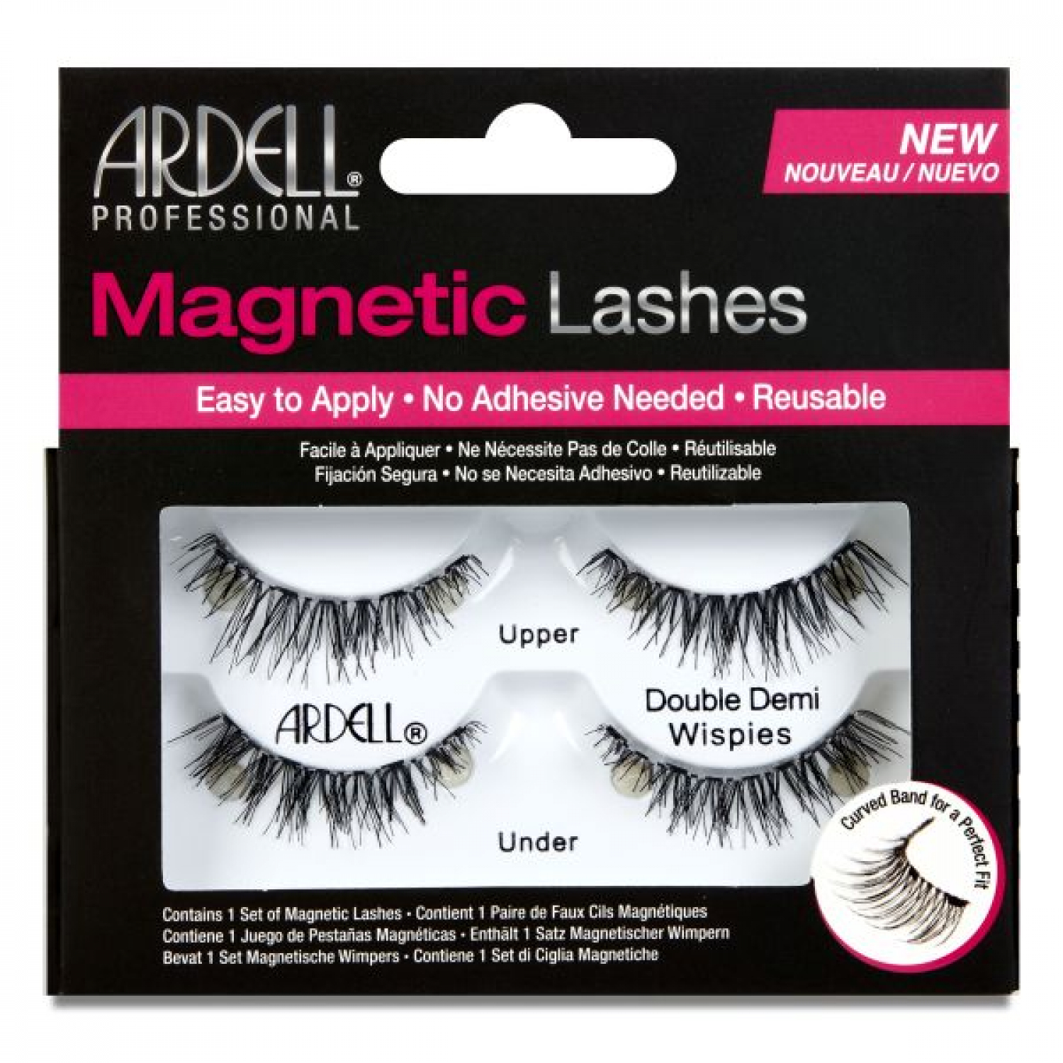 Ardell stripe lashes magnetic double demi  wispies magnetwimpern