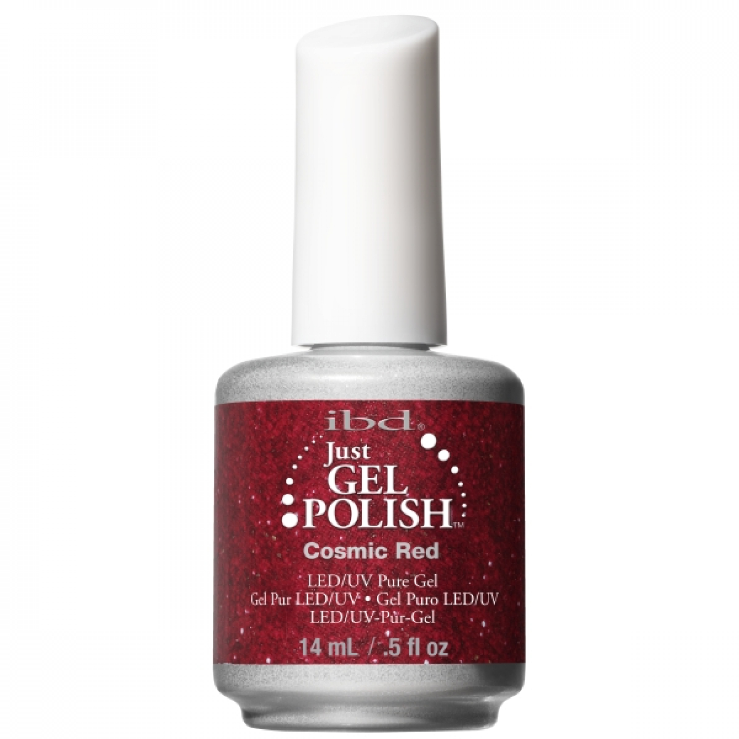 Cosmic Red Glitter Flasche