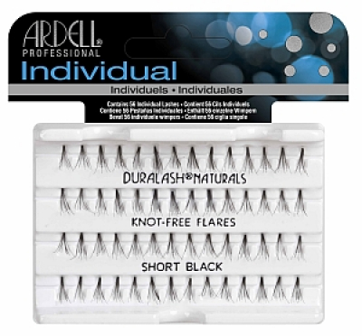 ARDELL Individual KNOT FREE Lashes - short black