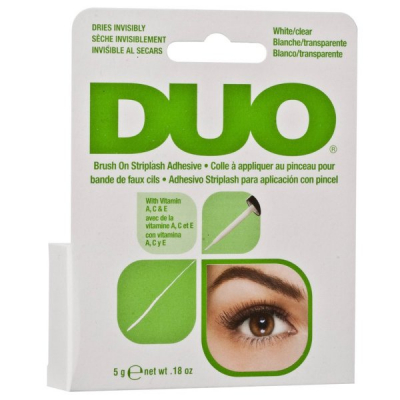 DUO Brush-On Wimpernkleber für Strip Lashes 5 g - CLEAR