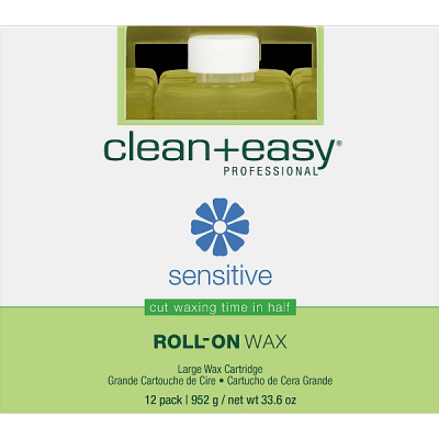 Original clean+easy "sensitive" Azulene Wachspatronen groß - 48 Stück