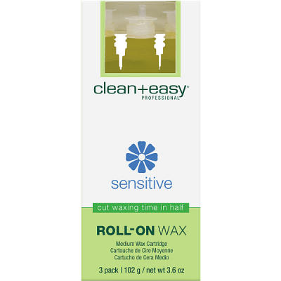 Original clean+easy "sensitive" Azulene Wachspatronen mittel - 3 Stück