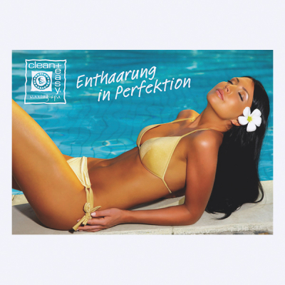 Poster "Enthaarung in Perfektion"